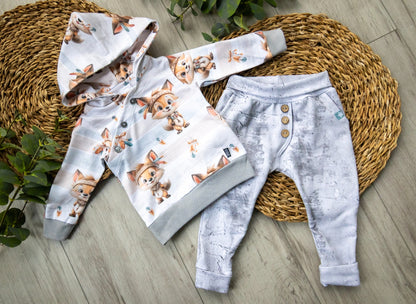 Kinderstoff Indianer Fuchs