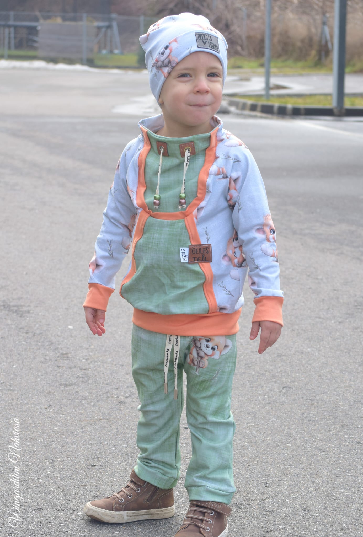 Ripp-Jersey Roter Panda