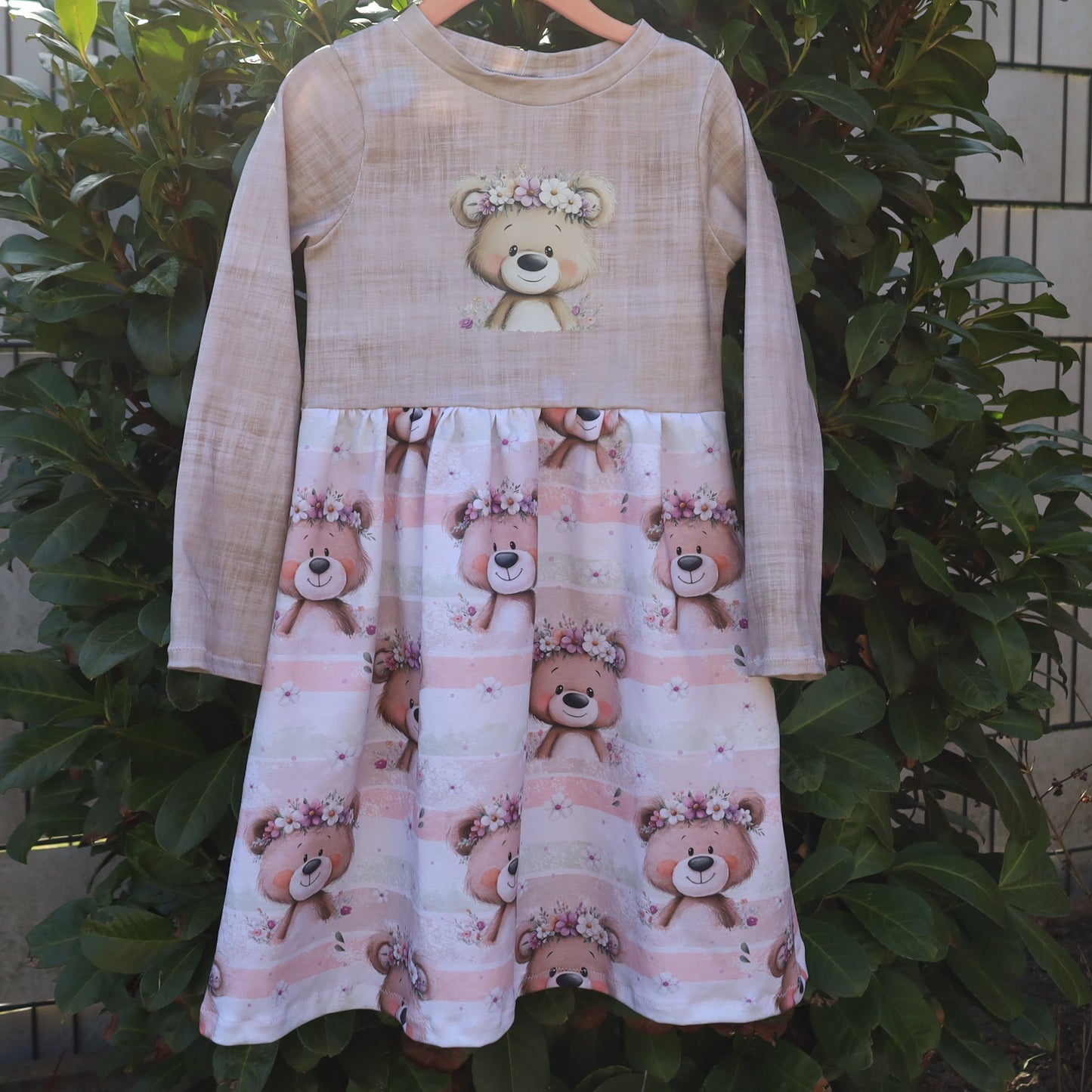Bio Jersey  Blumen Bärchen