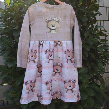 Bio Jersey  Blumen Bärchen