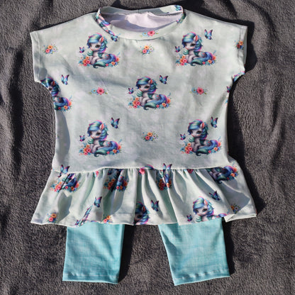 Bio Jersey Blumenzauber Pony *1m Stücke*