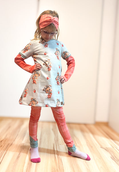 Ripp-Jersey Erdbeer Bärchen