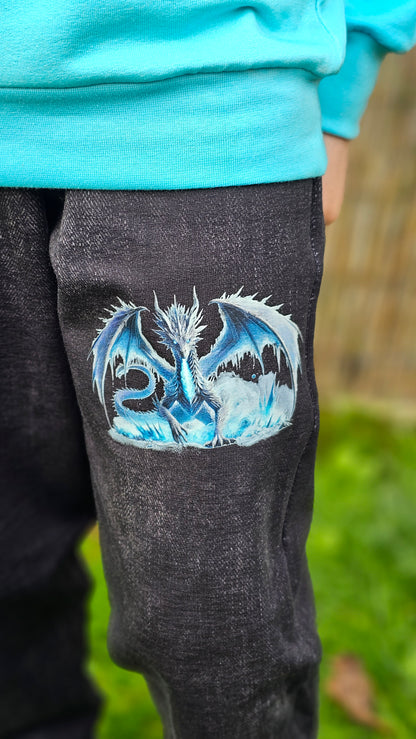 Bügelbild  Eisdrache #2