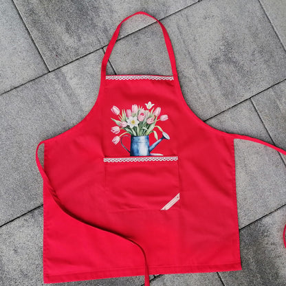 Bügelbild Tulpen in Gießkanne #1 Fylou's Style
