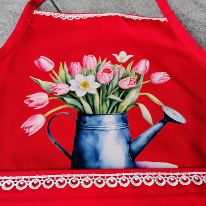 Bügelbild Tulpen in Gießkanne #1 Fylou's Style