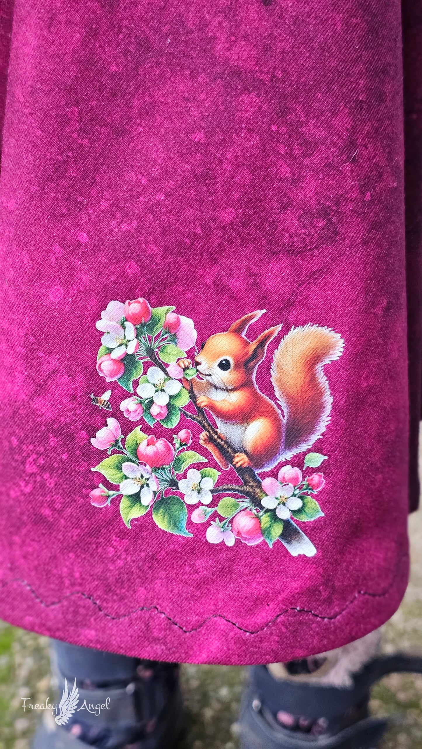 Iron-on image fairy with butterflies #4