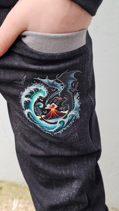 Bügelbild Lava Drache #1 Fylou's Style