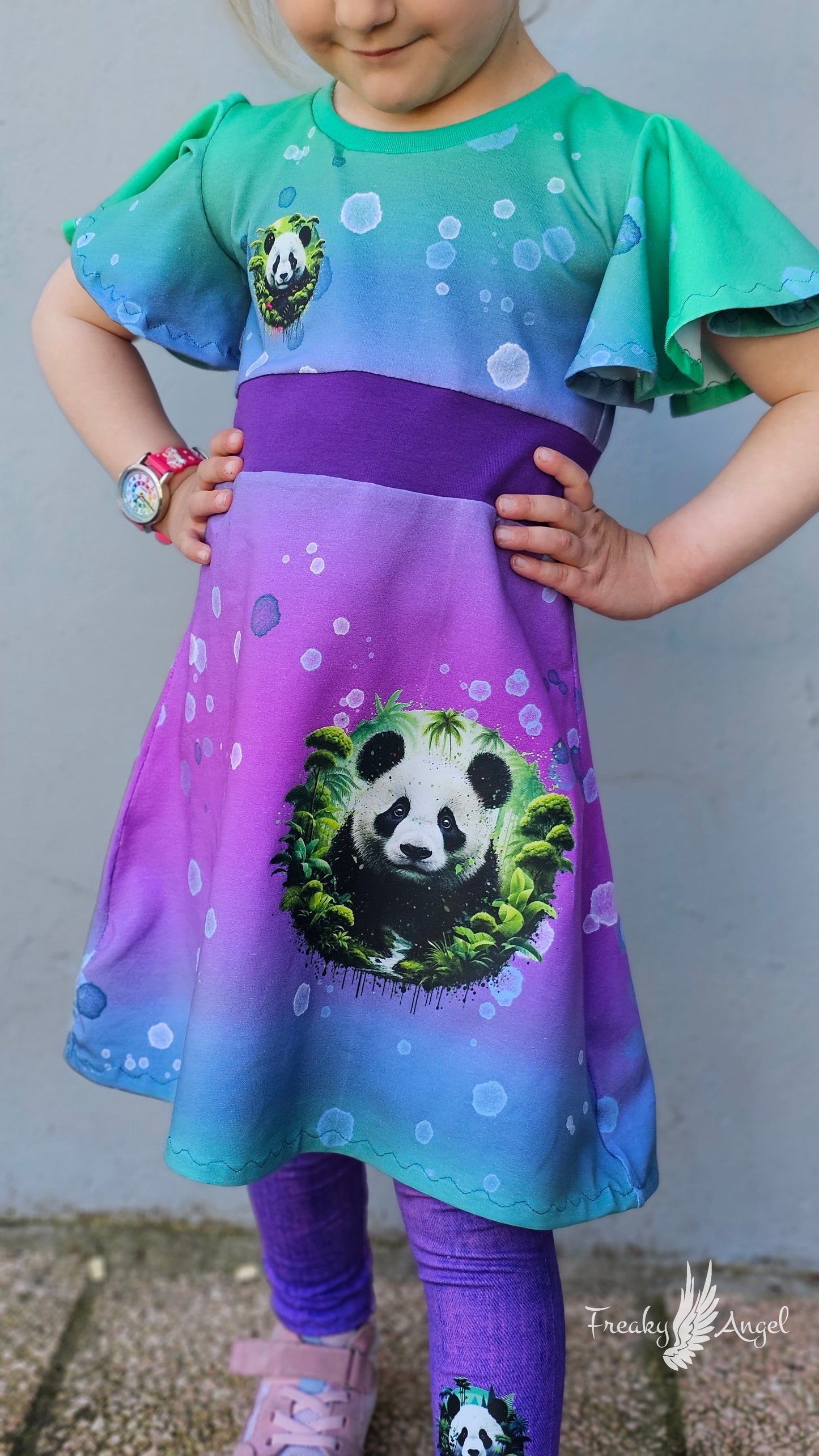 Bügelbild Regenwald Panda #1