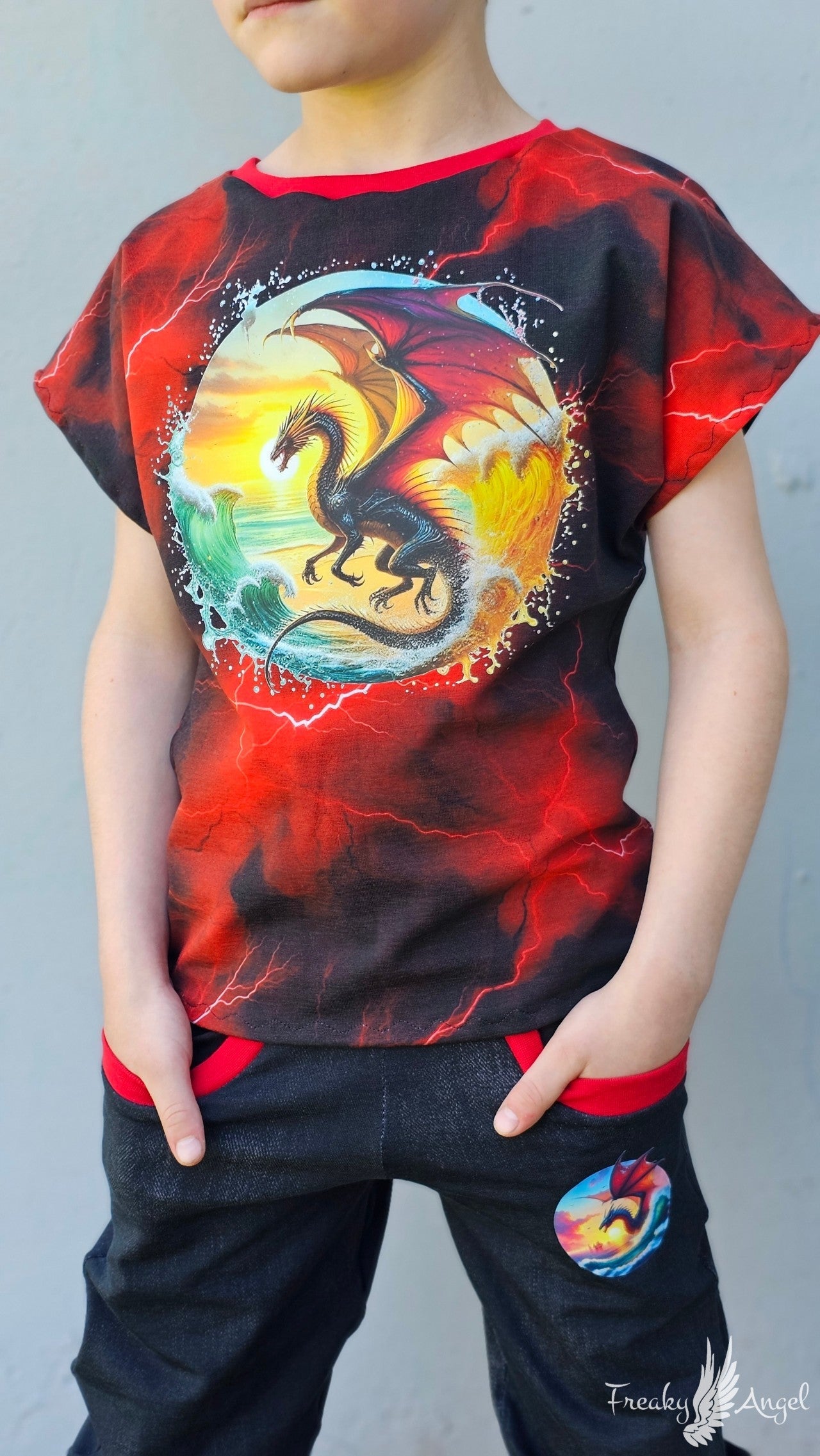 Bügelbild Drache im Meer #7 Fylou's Style
