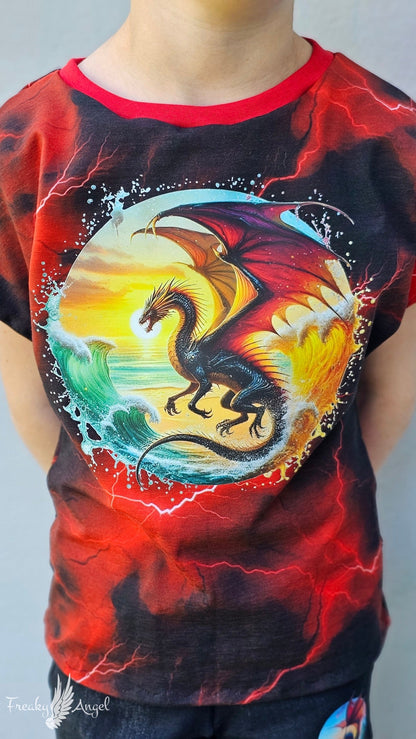 Bügelbild Drache im Meer #7 Fylou's Style