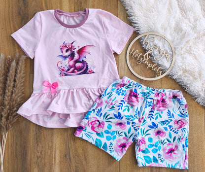 Bügelbild Elementar Drache #32