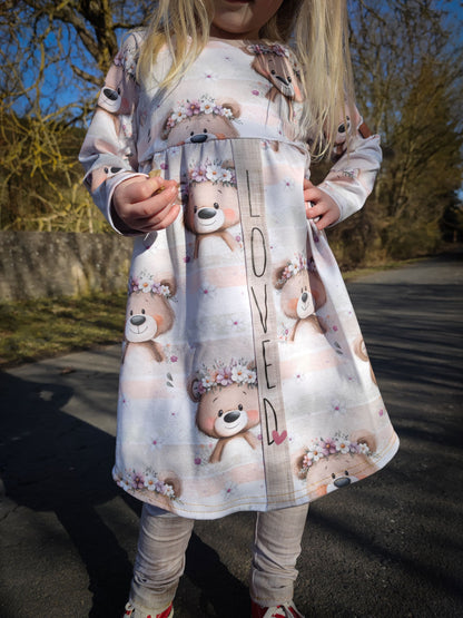 Bio Jersey  Blumen Bärchen