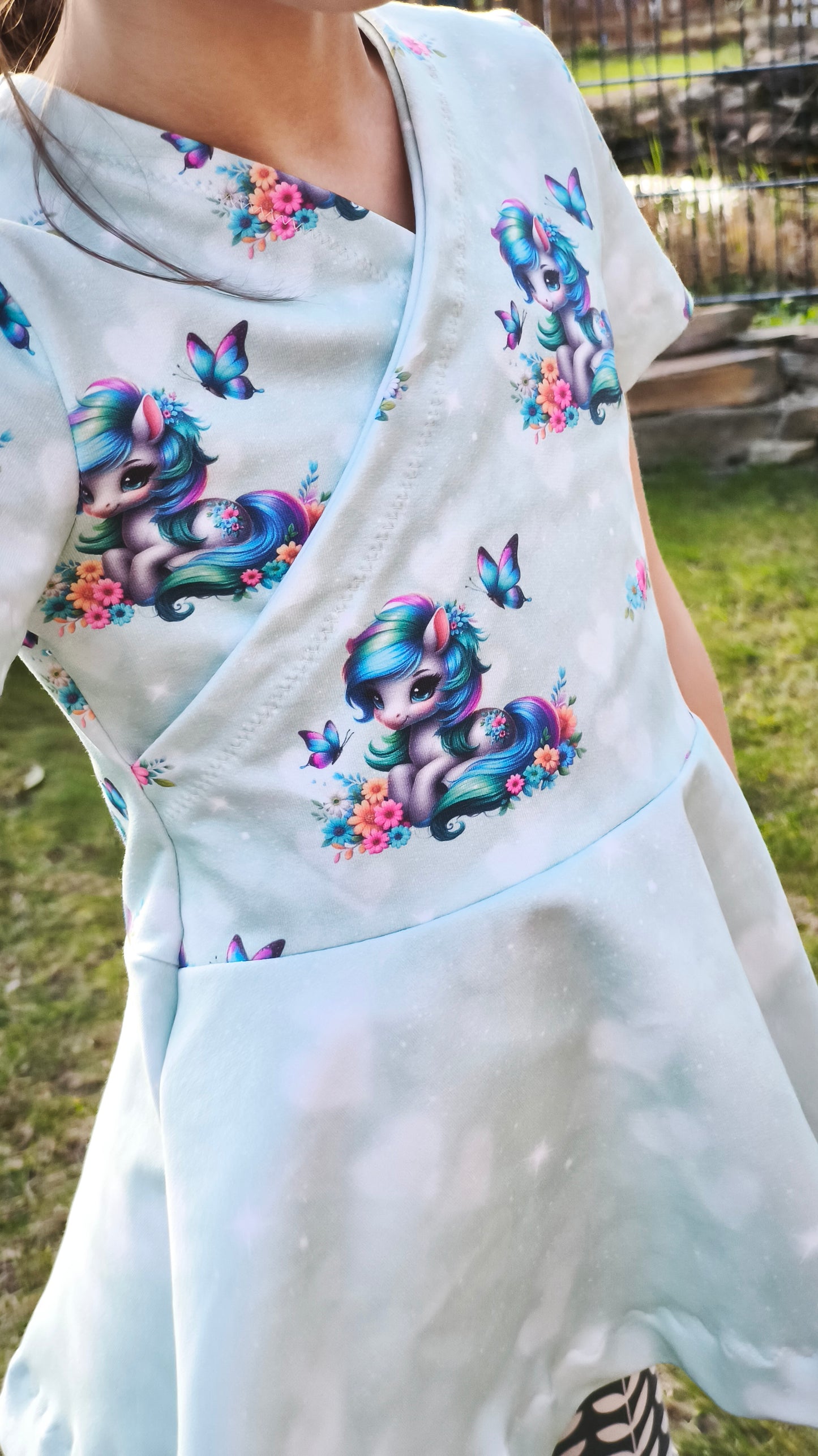 Bio Jersey Blumenzauber Pony *1m Stücke*