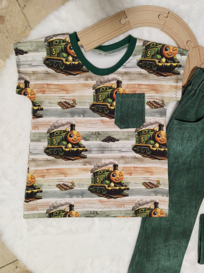 Bio Jersey Kleiner Zug * 1m Stücke *