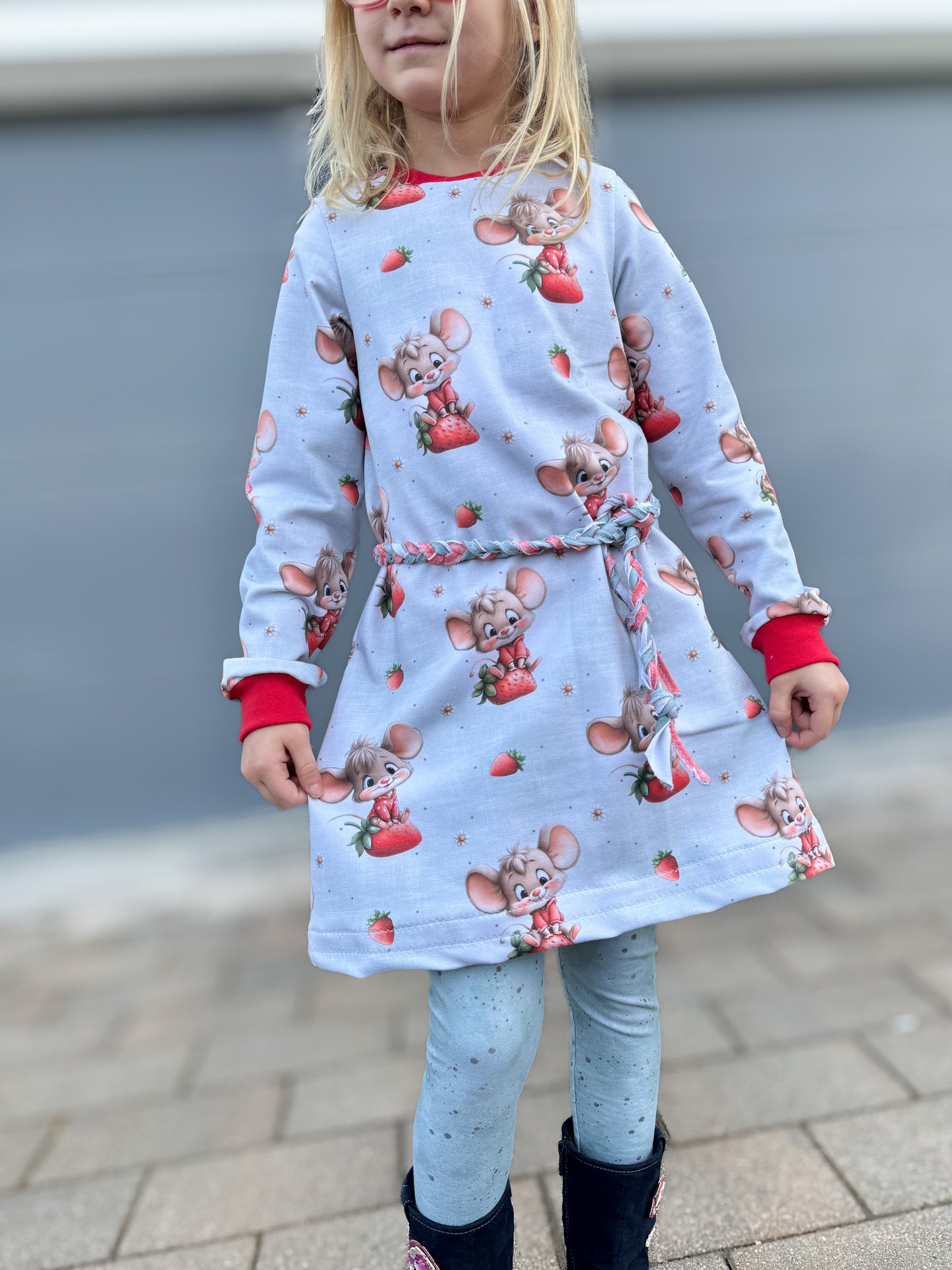 Ripp-Jersey Erdbeermaus