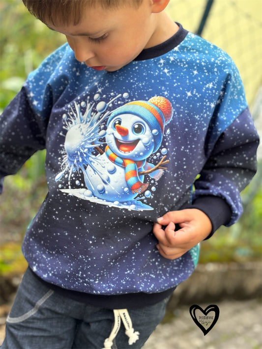 Bügelbild 3D Schneemann  #2