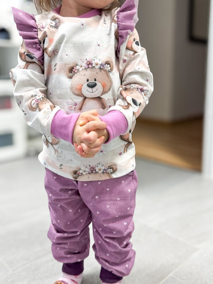 Denim Herzen Helle Beere