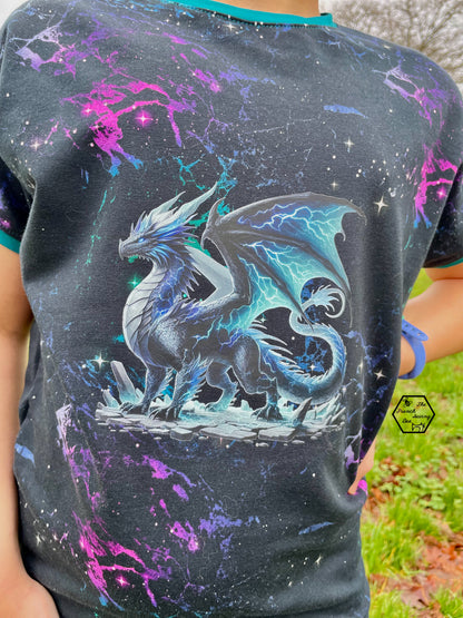 Bügelbild Elementar Drache #5