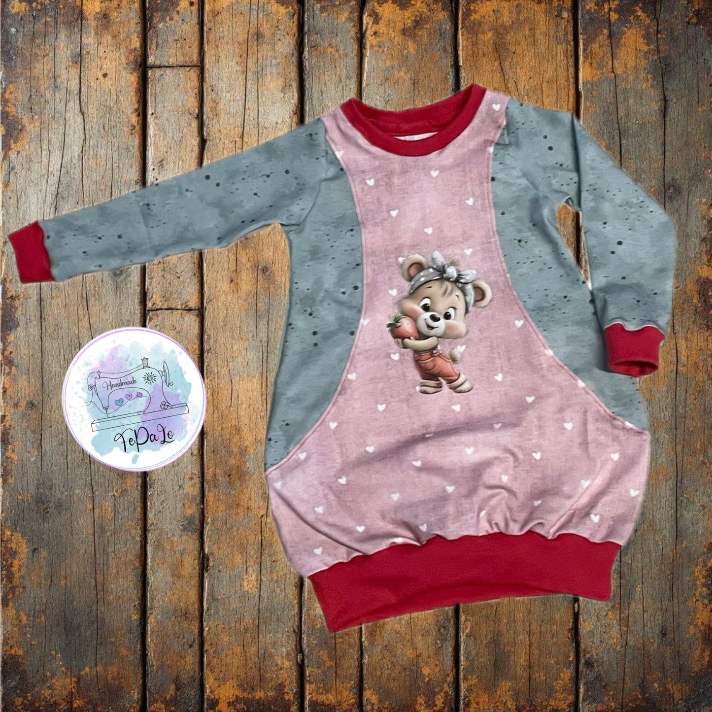 Bügelbild Erdbeerbärchen