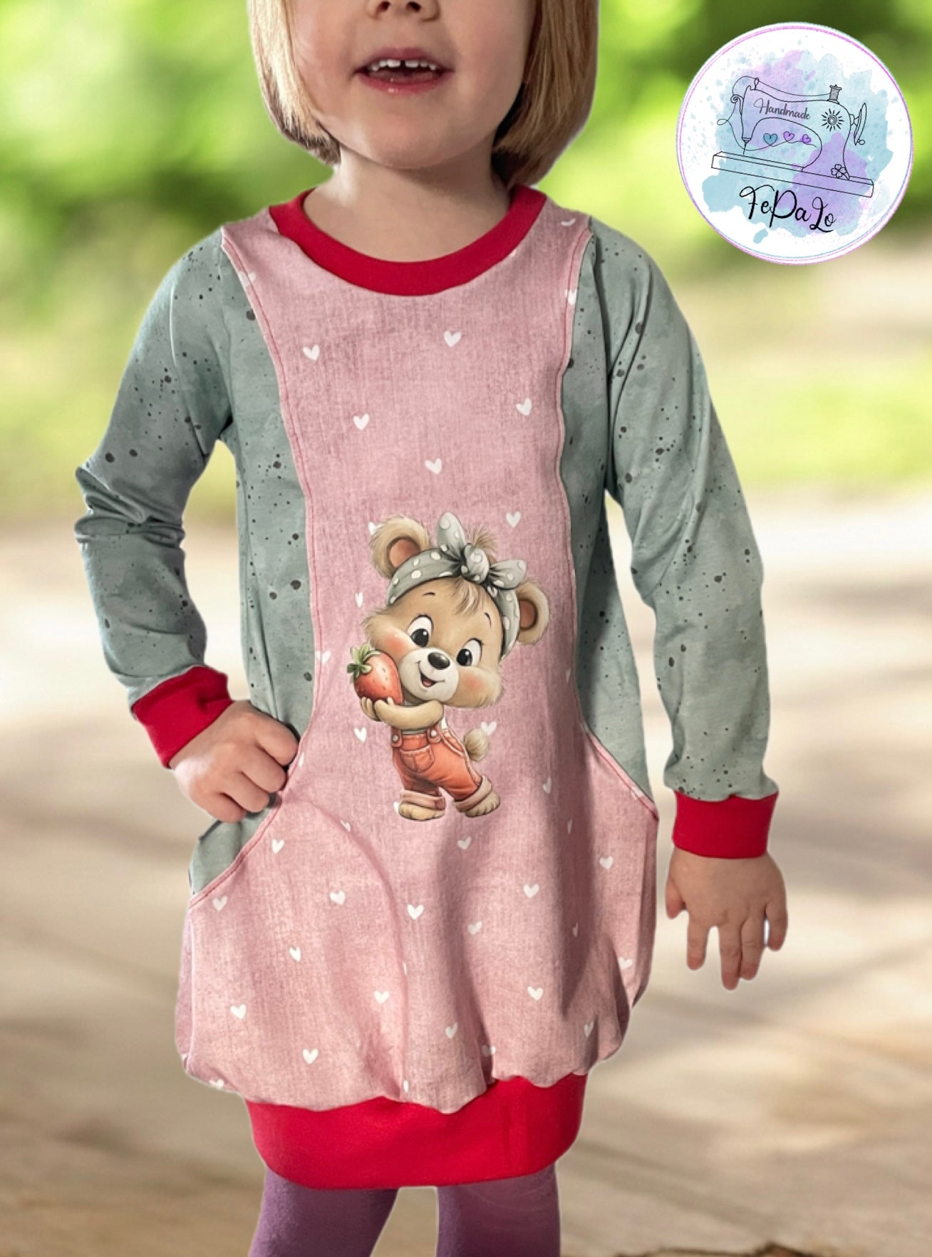 Bügelbild Erdbeerbärchen