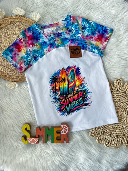 Bügelbild  Summer Vibes Surfboard