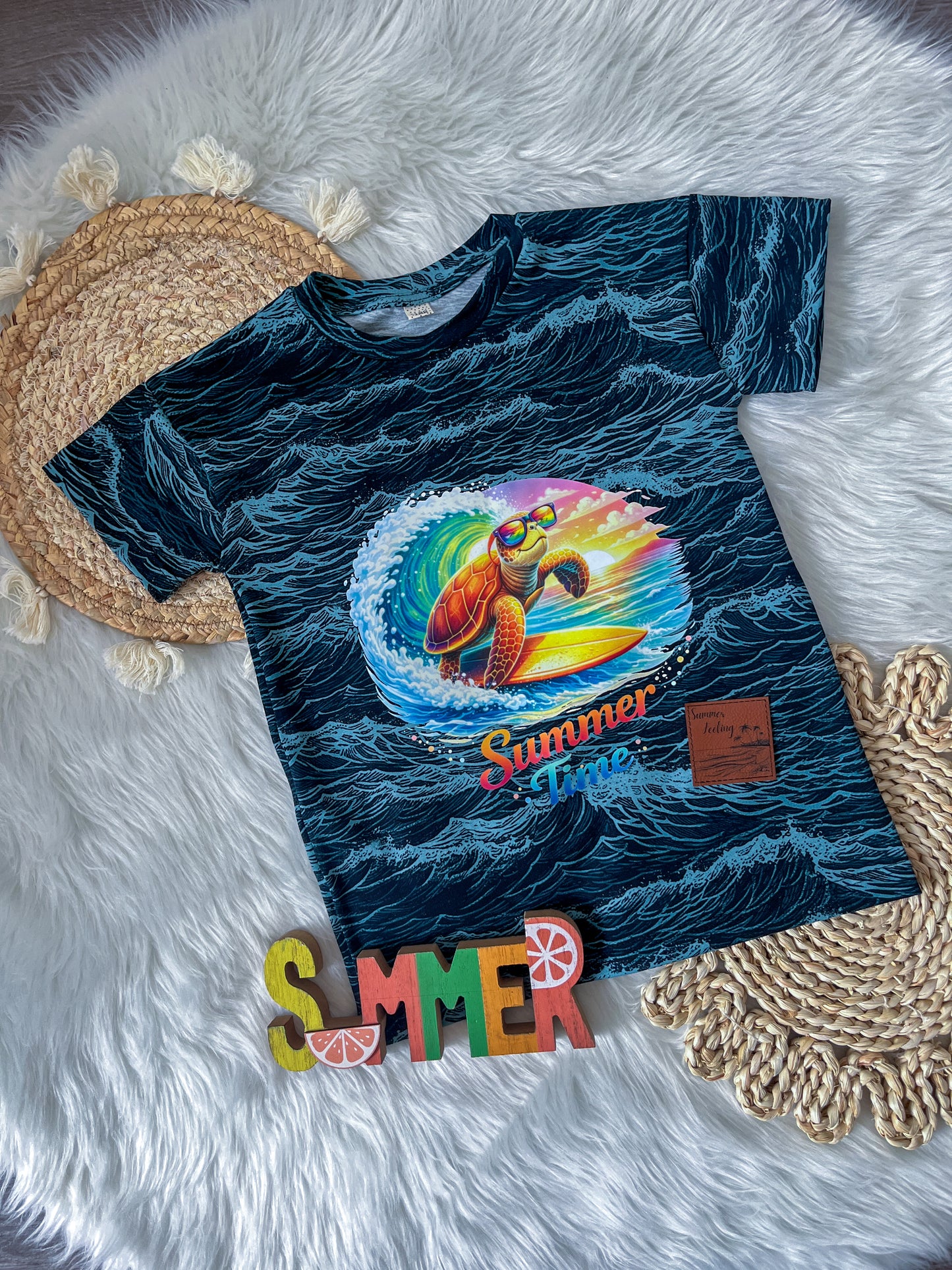 Bügelbild  Summer Time Schildi