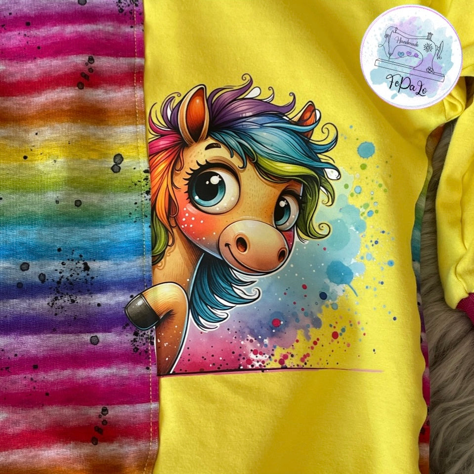 Bügelbild Guck Guck Pony #1 Fylou's Style