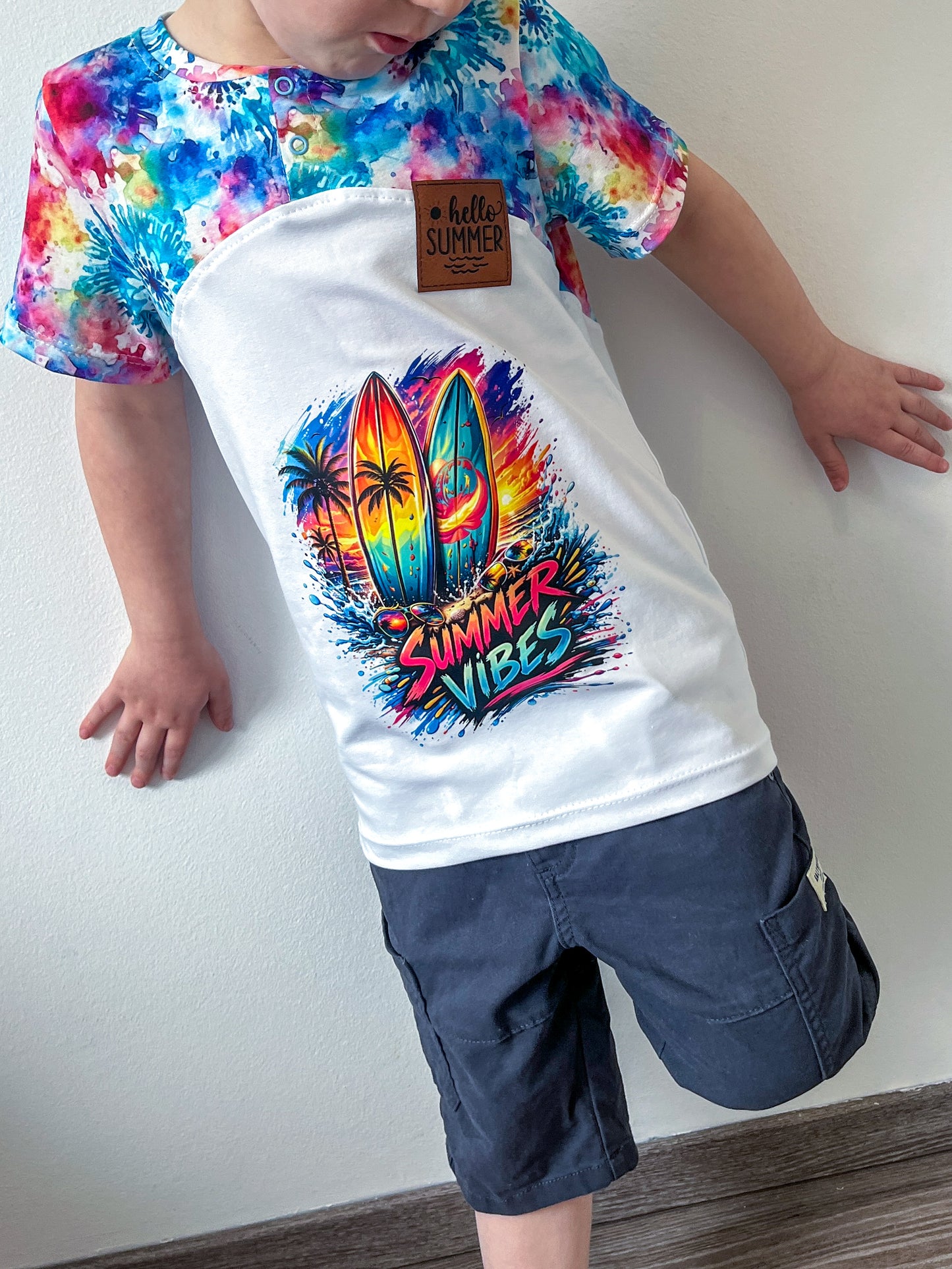 Bügelbild  Summer Vibes Surfboard