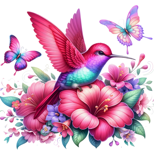 Bügelbild Kolibri #1