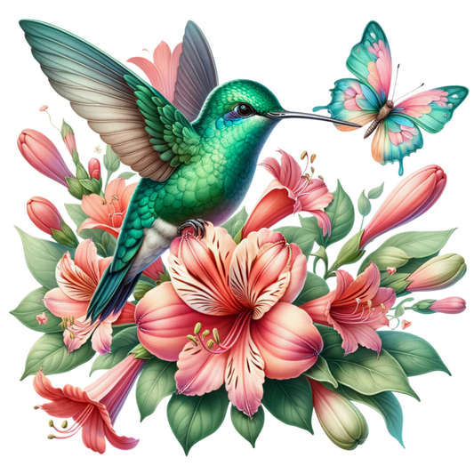 Bügelbild Kolibri #2