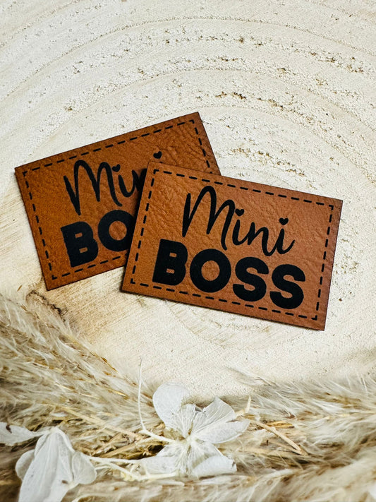 Kunstleder Label Mini Boss Fylou's Style