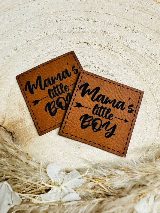 Kunstleder Label Mama's litte boy Fylou's Style