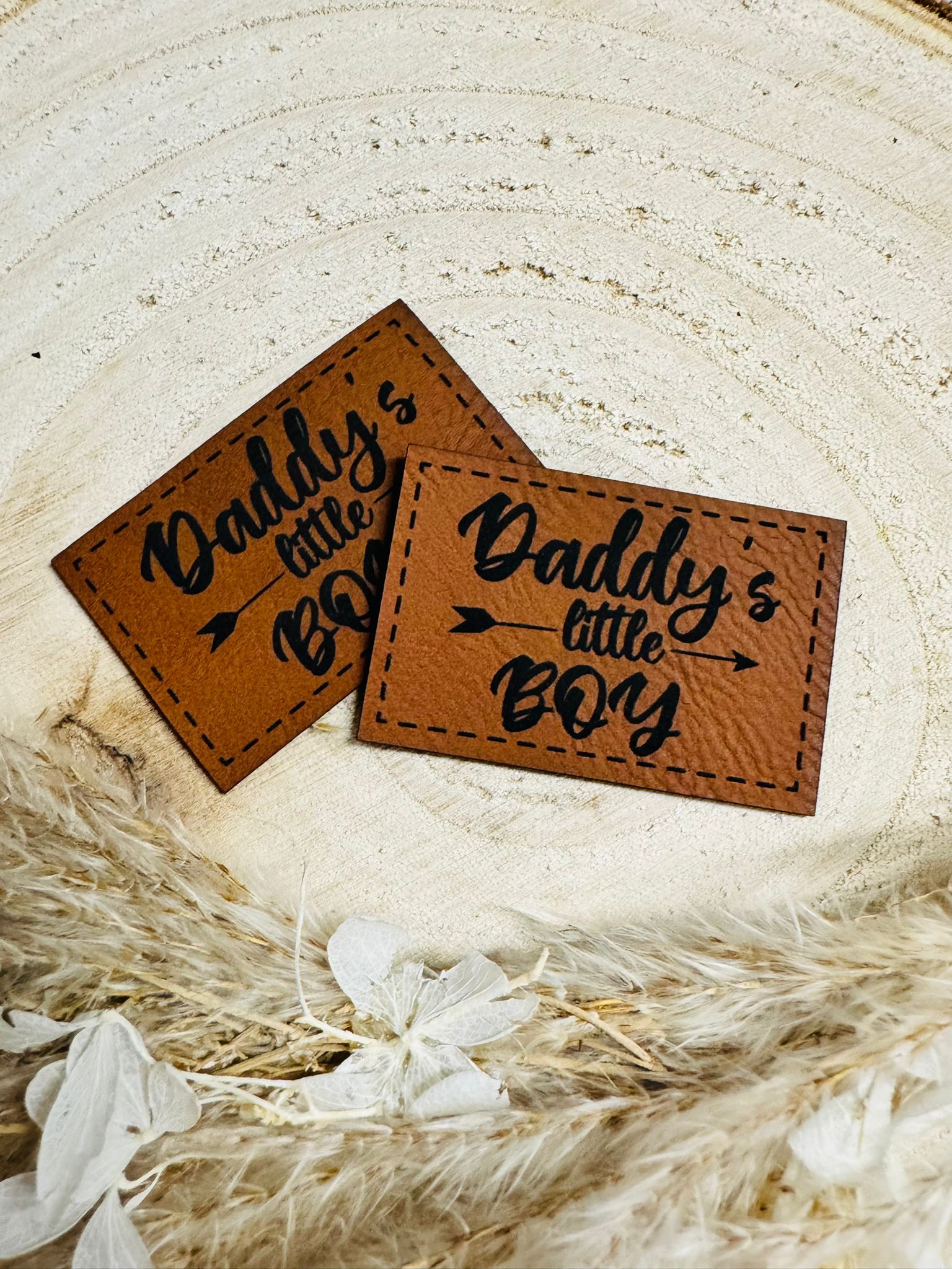 Kunstleder Label Daddy's Little Boy Fylou's Style