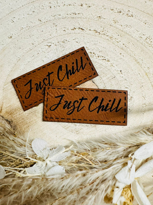 Kunstleder Label Just Chill Fylou's Style