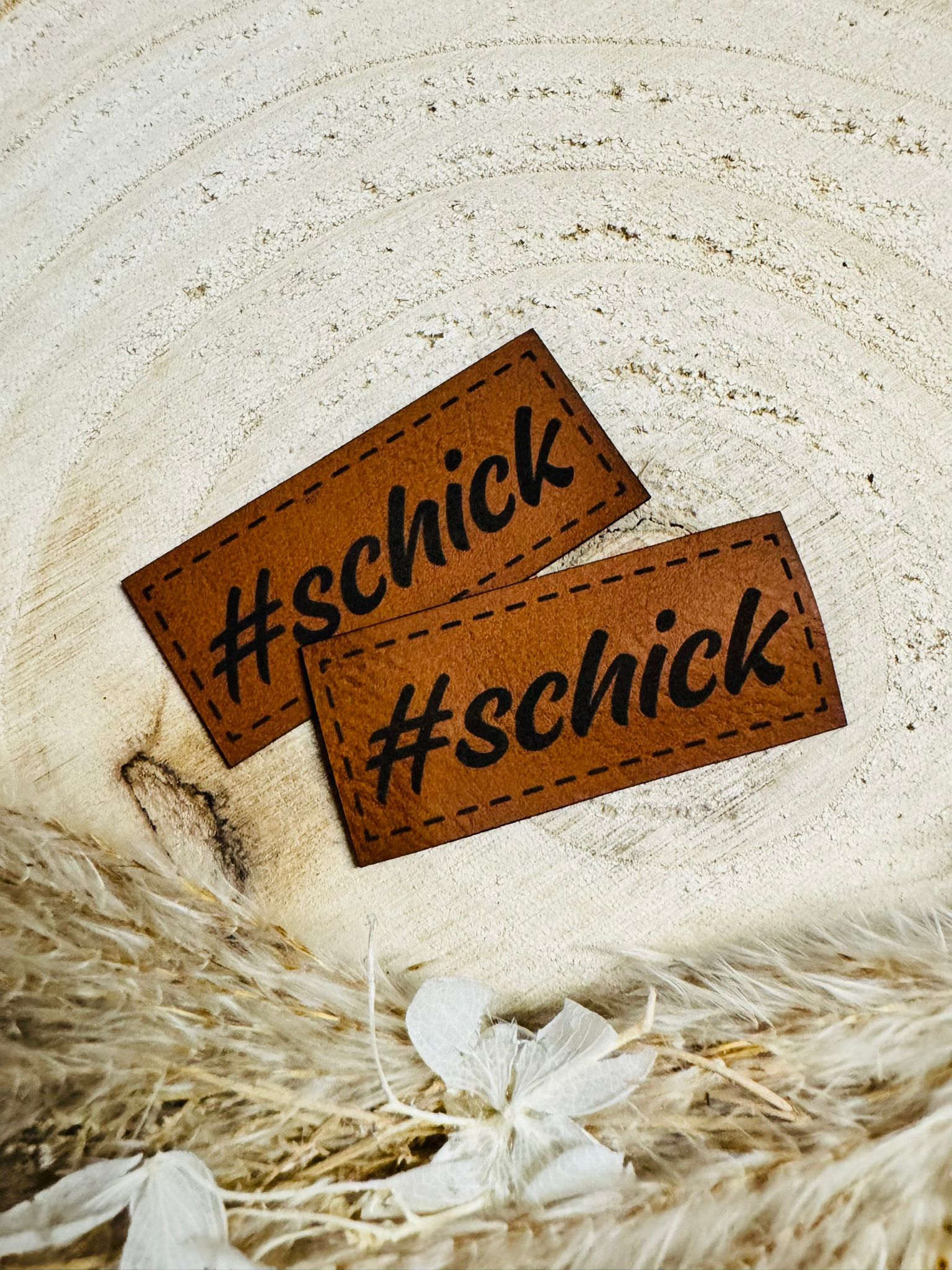 Kunstleder Label schick Fylou's Style