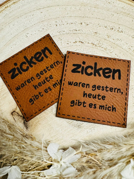 Kunstleder Label Zicken Fylou's Style