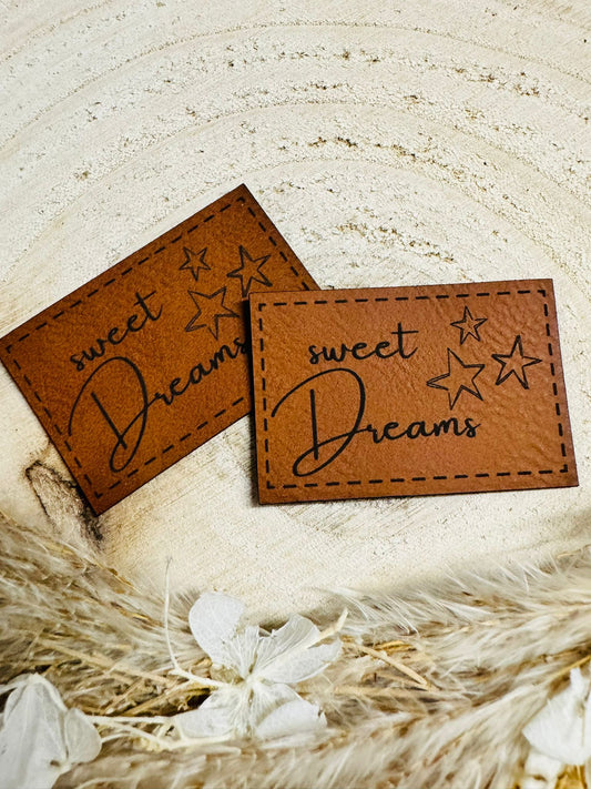 Kunstleder Label sweet Dreams Fylou's Style