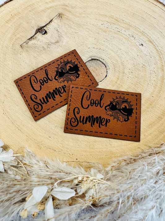 Kunstleder Label cool Summer Fylou's Style