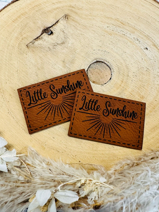 Kunstleder Label little Sunshine Fylou's Style