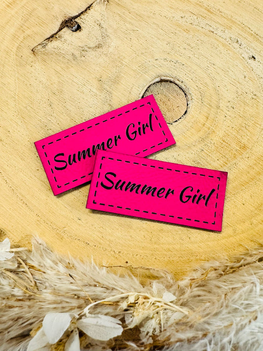 Kunstleder Label Summer Girl Fylou's Style