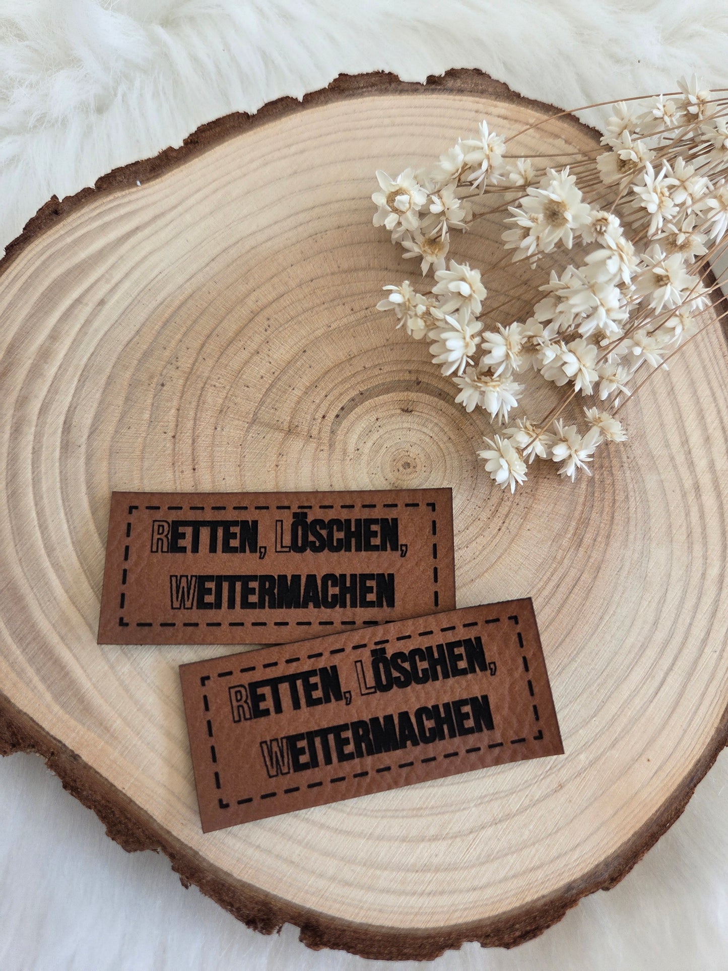 Kunstleder Label Retten, Löschen, Weitermachen