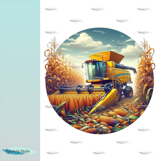 Bügelbild Landwirtschaft Herbst #3