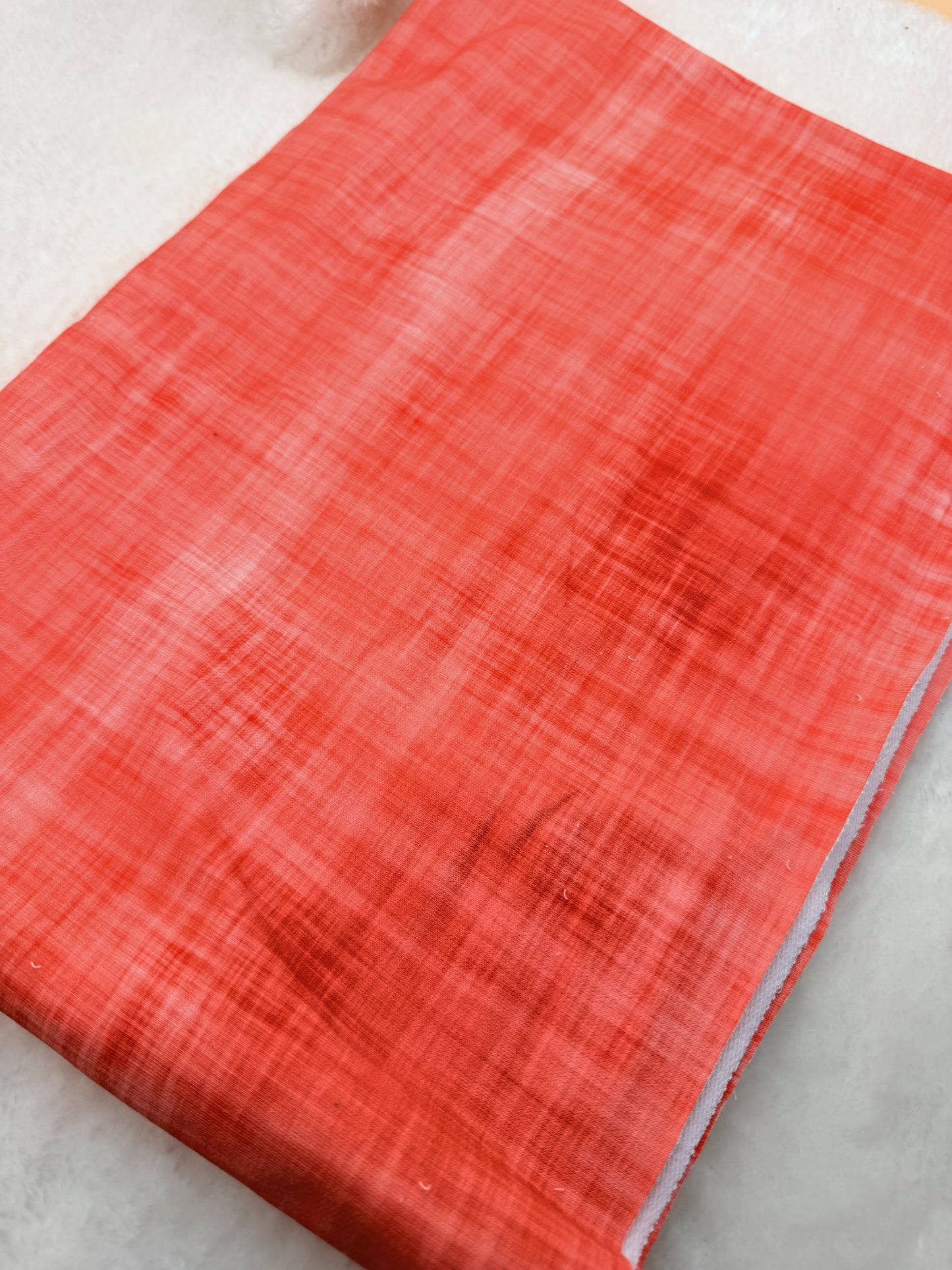 Vorbestellung Jersey Leinen Erdbeerrot