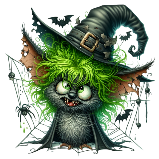Bügelbild Lustige Halloween Fledermaus #10