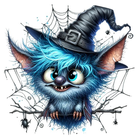 Bügelbild Lustige Halloween Fledermaus #2