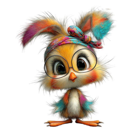 Bügelbild Lustiges Oster Küken #7