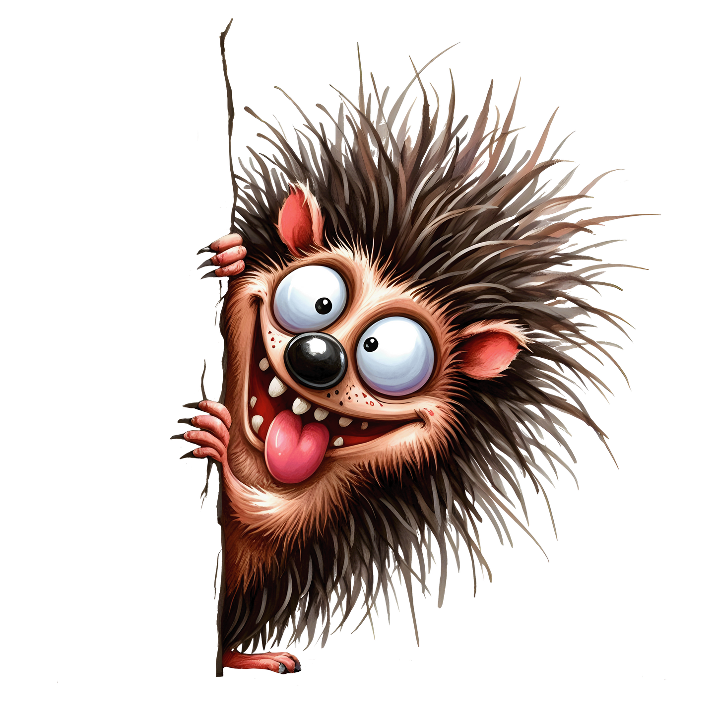 Bügelbild Lustiger Guck Guck Igel #1 Fylou's Style