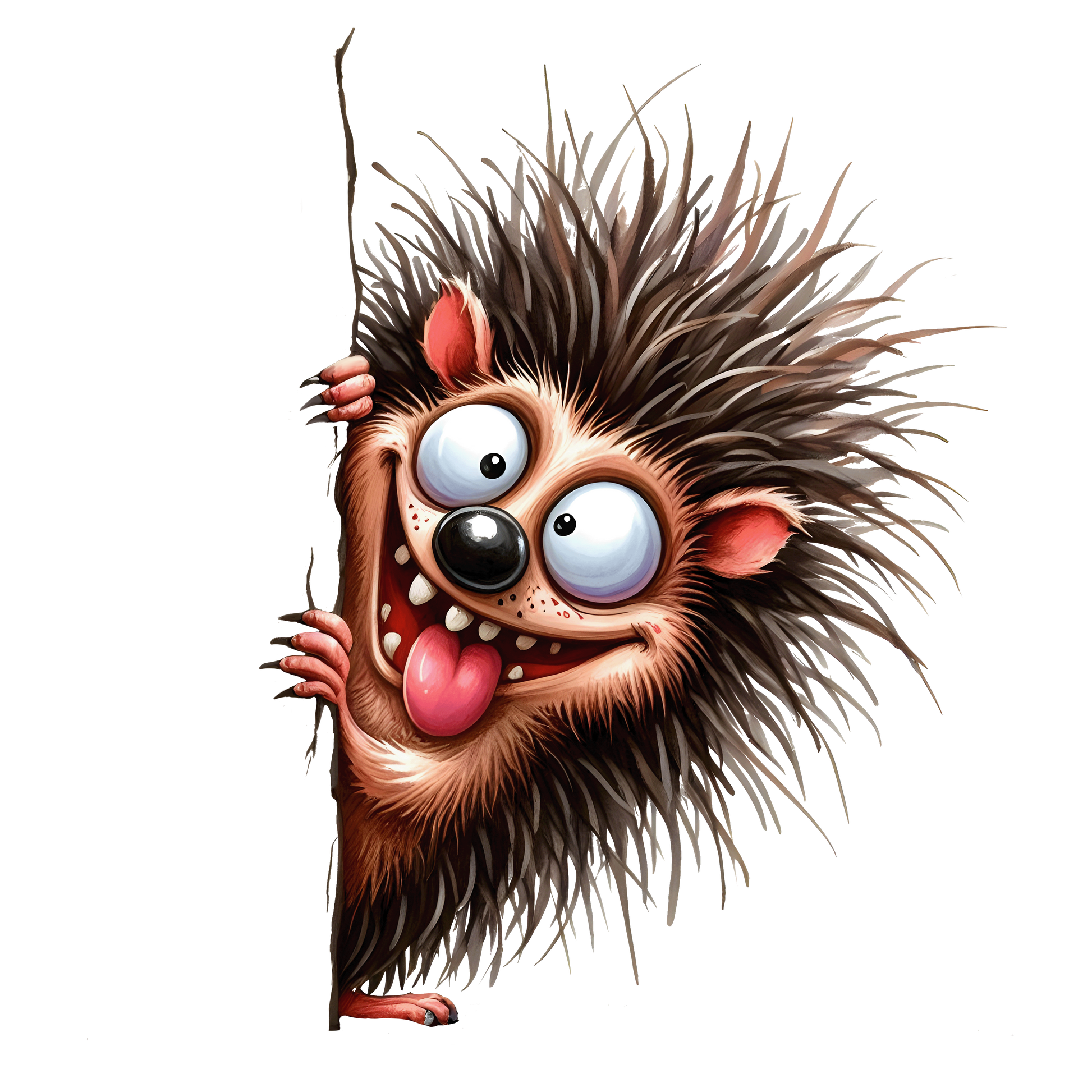 Bügelbild Lustiger Guck Guck Igel #1 Fylou's Style