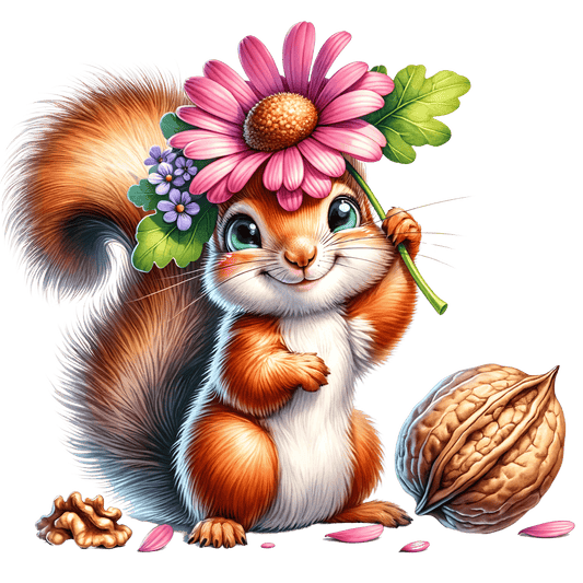 Bügelbild Lustiges Eichhörnchen #23