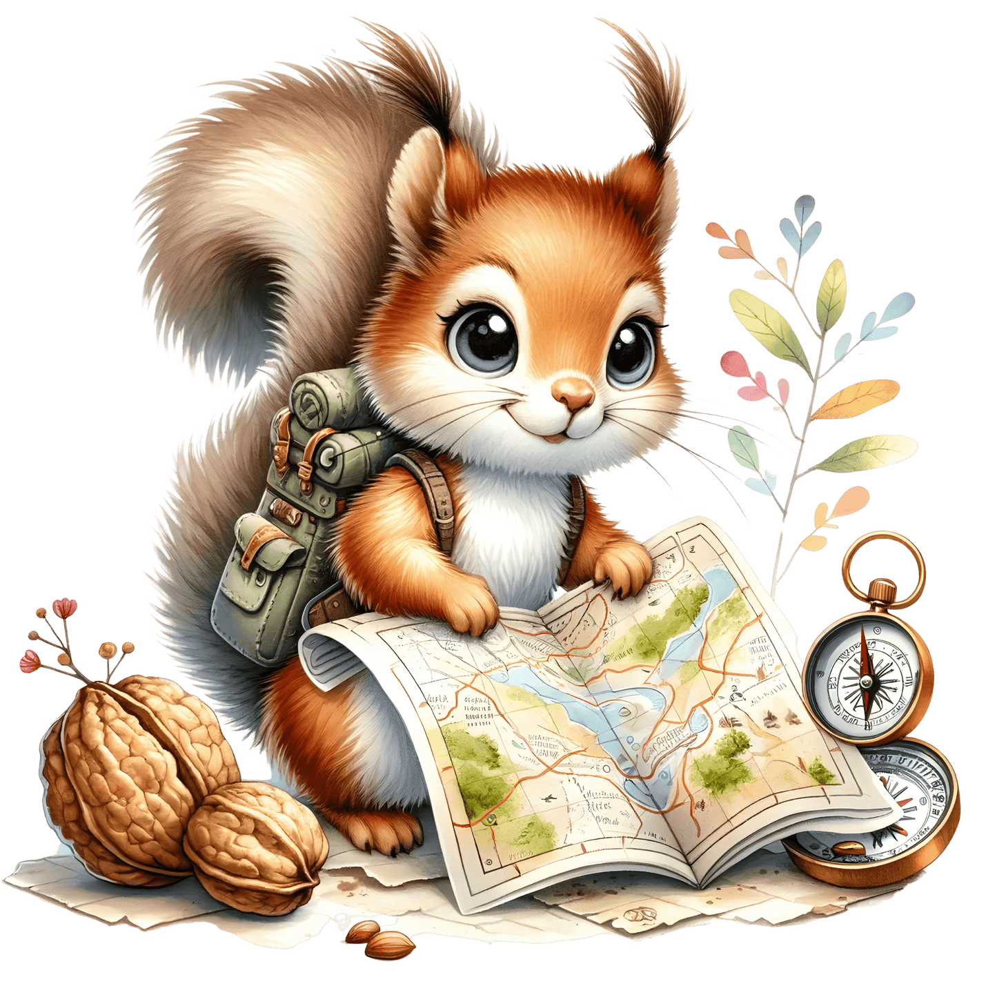 Bügelbild Lustiges Eichhörnchen #6